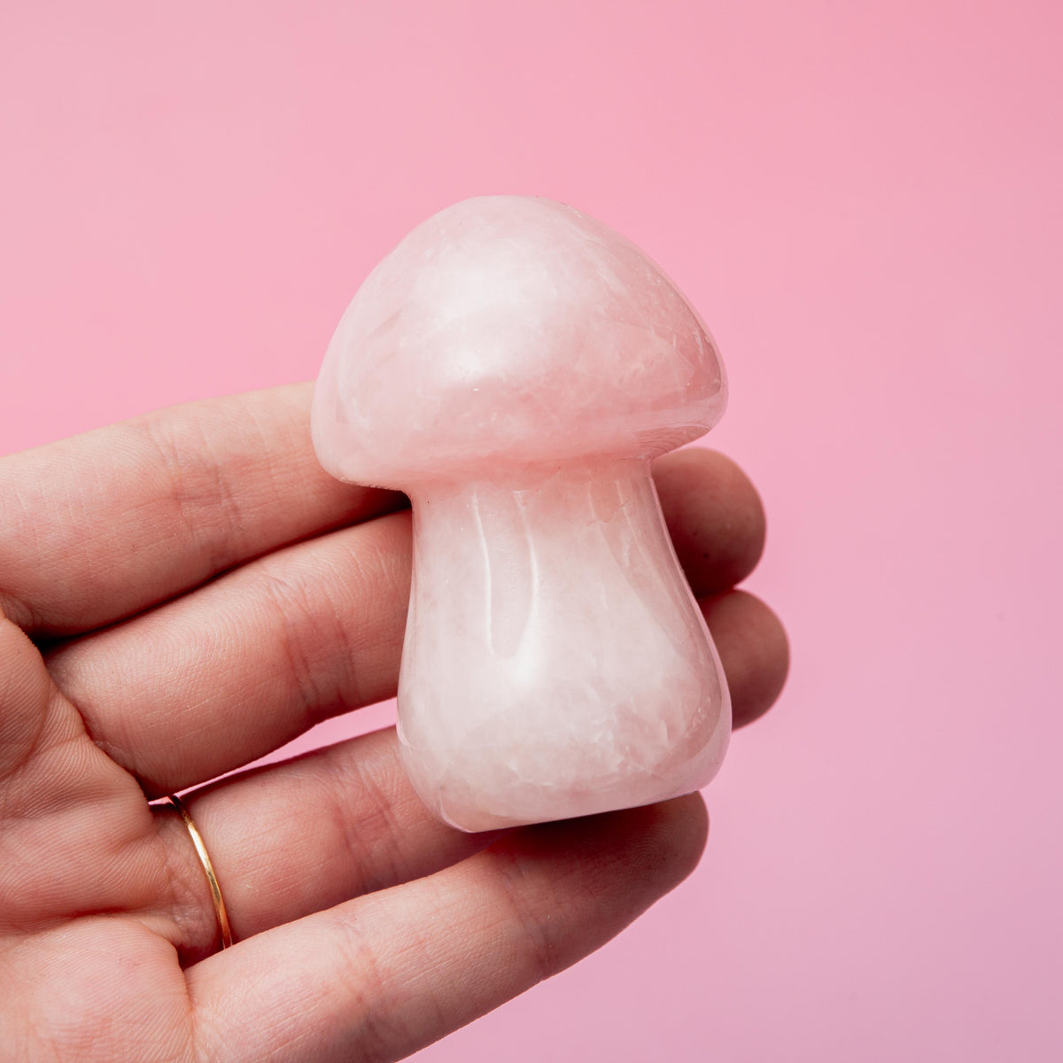 Rose Quartz Mushroom - 6 cm 102 gr