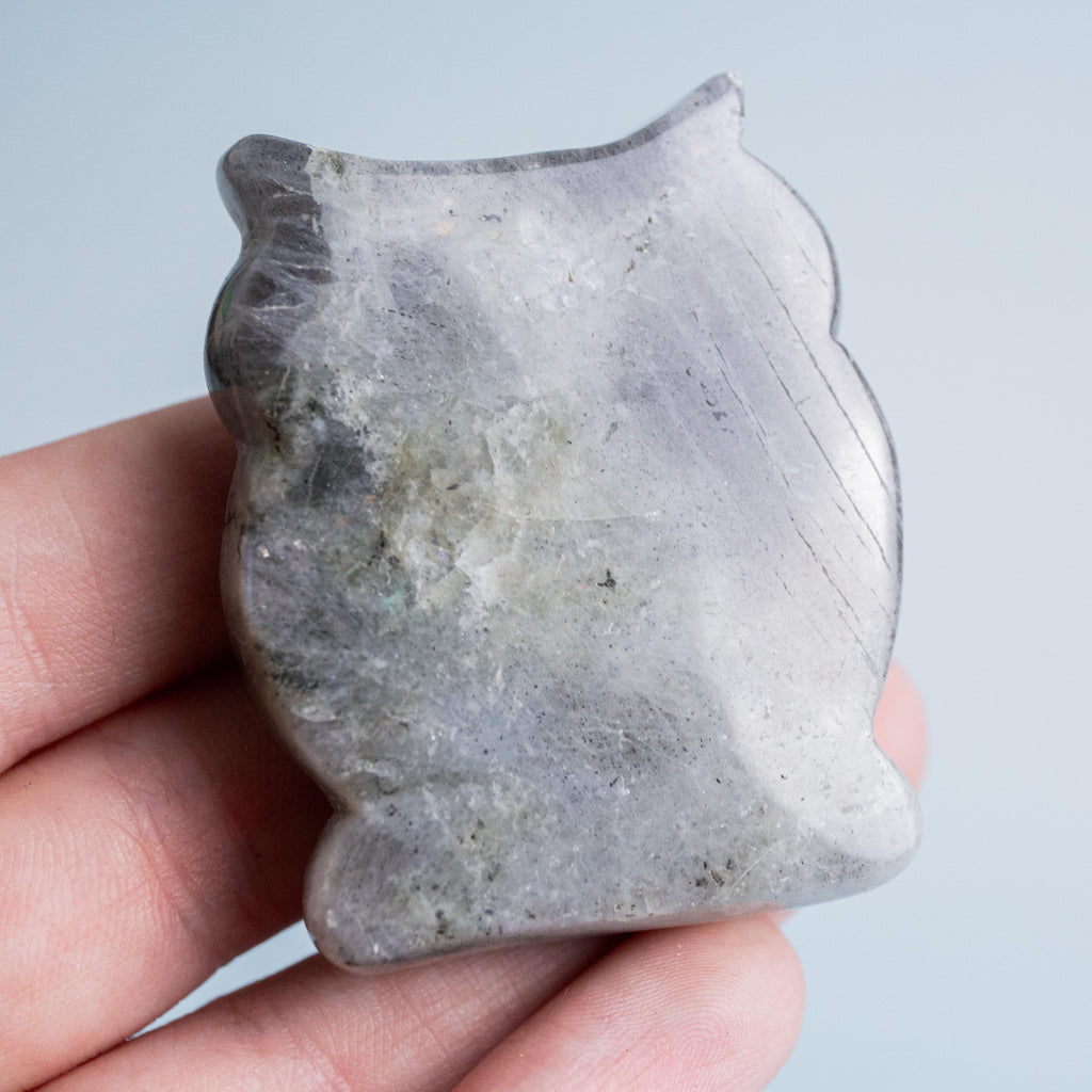 Labradorite Owl - 5 cm 54 gr — photo 2