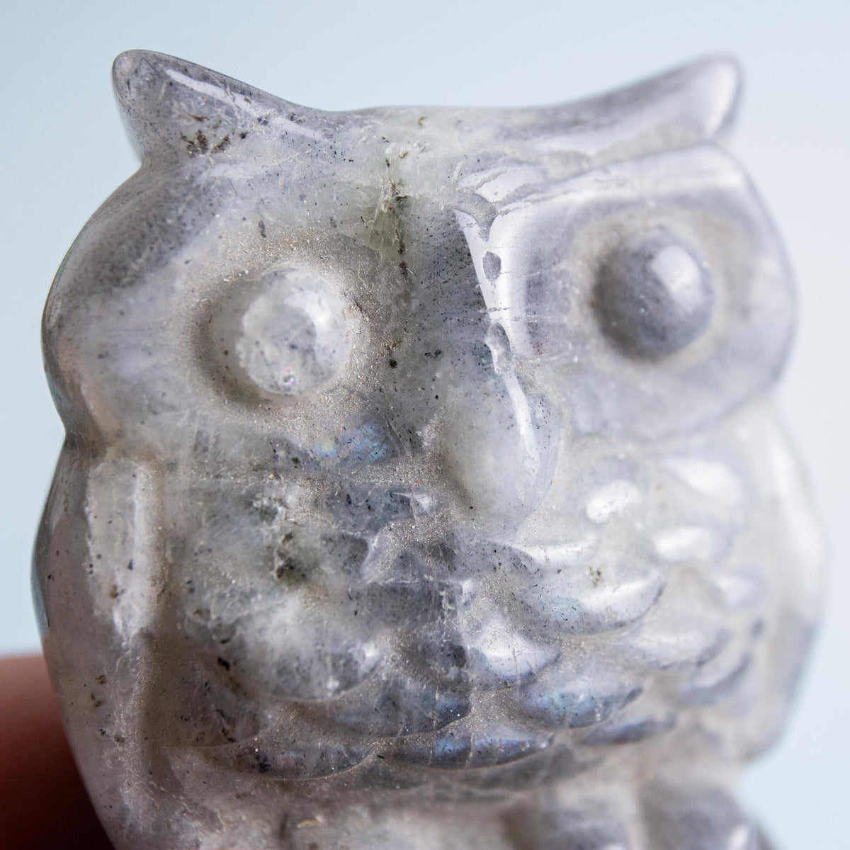 Labradorite Owl - 5 cm 54 gr — photo 3