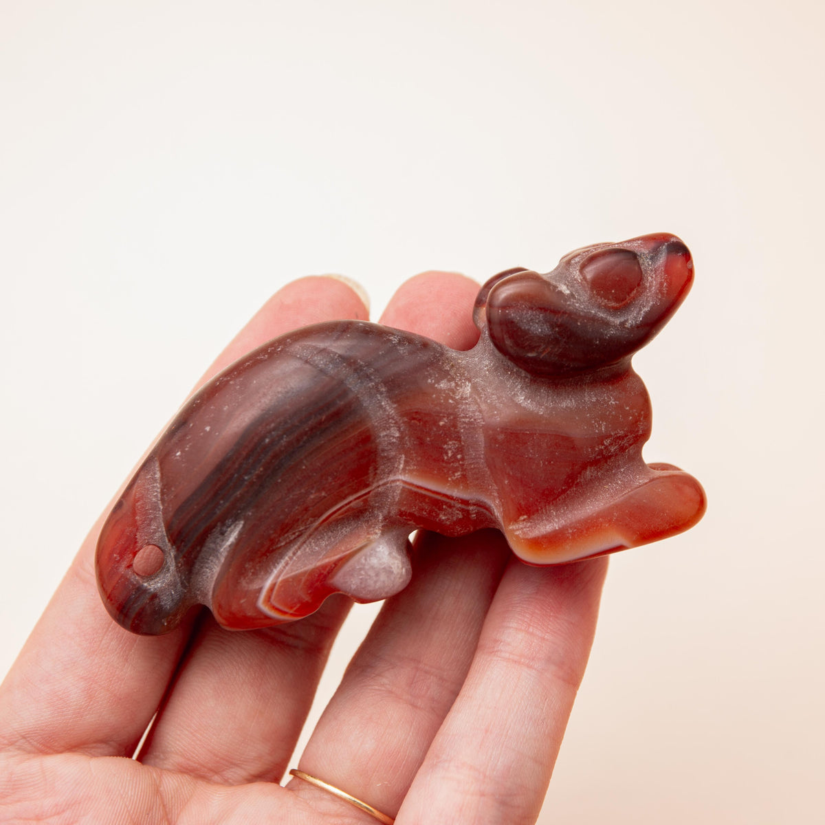 Carnelian Carving - 4 cm 75 gr