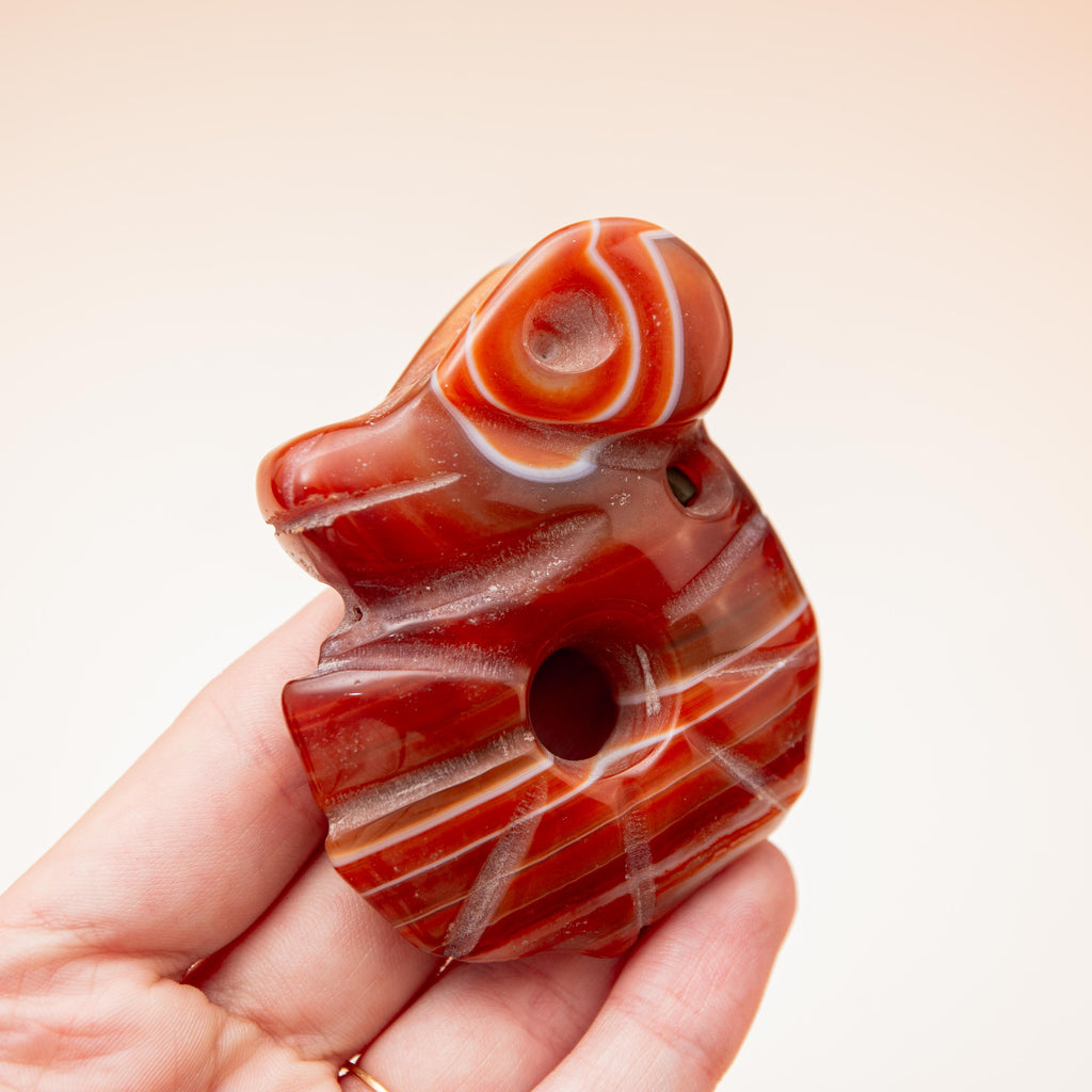 Carnelian Carving - 7 cm 81 gr