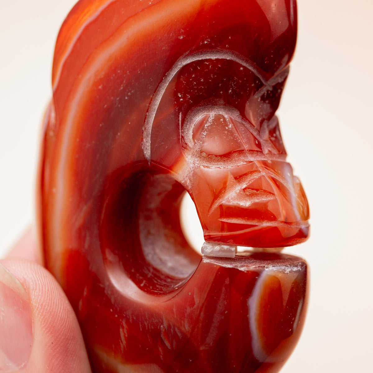 Carnelian Carving - 7 cm 107 gr