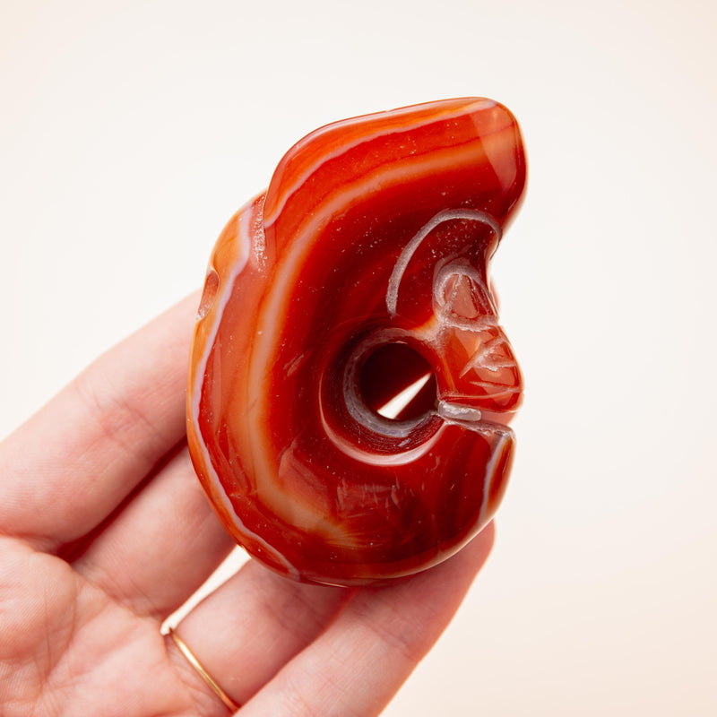 Karneol Faragvány – 7 cm, 107g