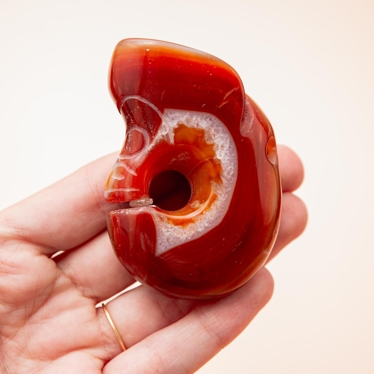 Carnelian Carving - 7 cm 107 gr