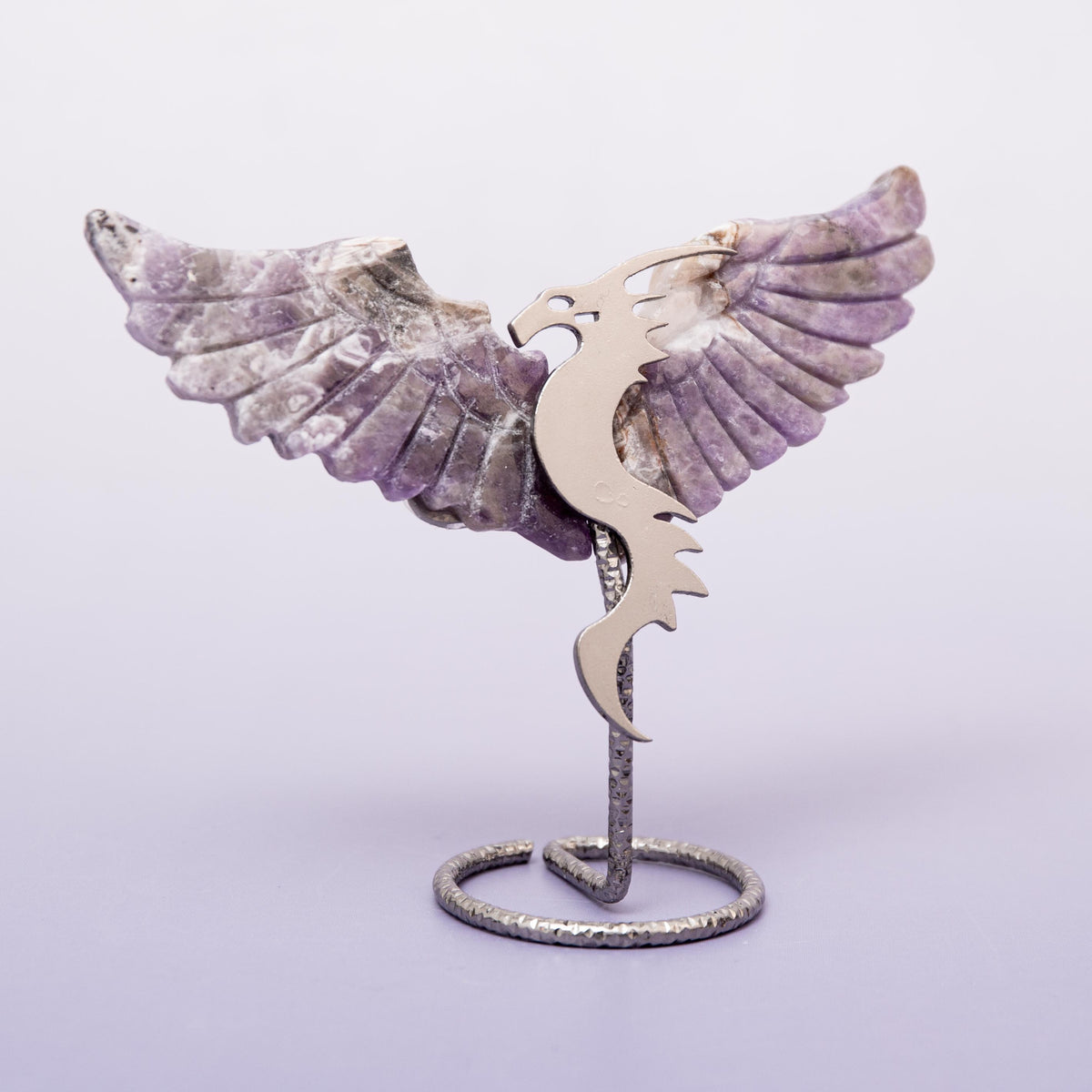 Amethyst Dragon (on Stand) - 9cm (A1)