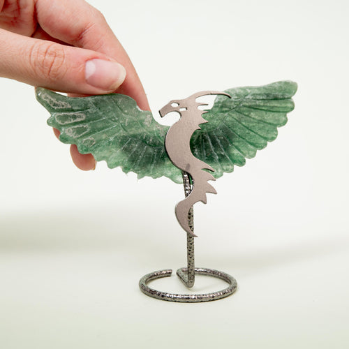 Aventurine Dragon (on Stand) - 9 cm (A2)