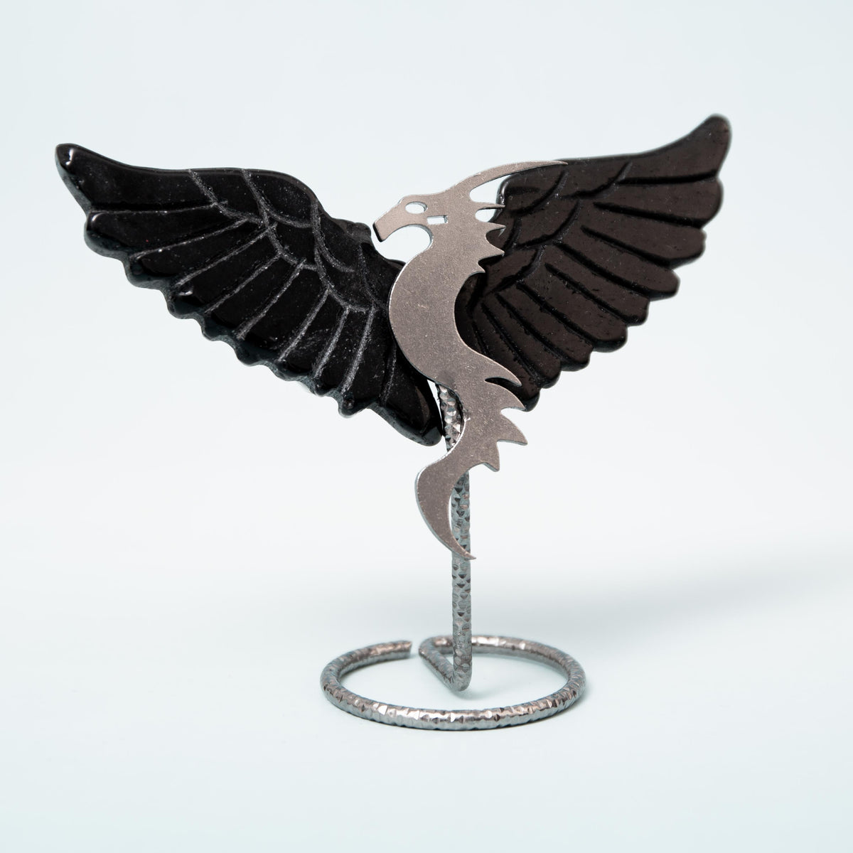 Obsidian Dragon (on Stand) - 9 cm (A5)