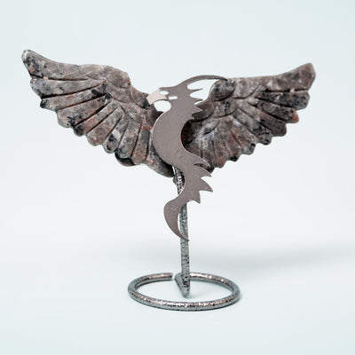 Yooperlit sárkány (állvánnyal) – 9 cm (A6)