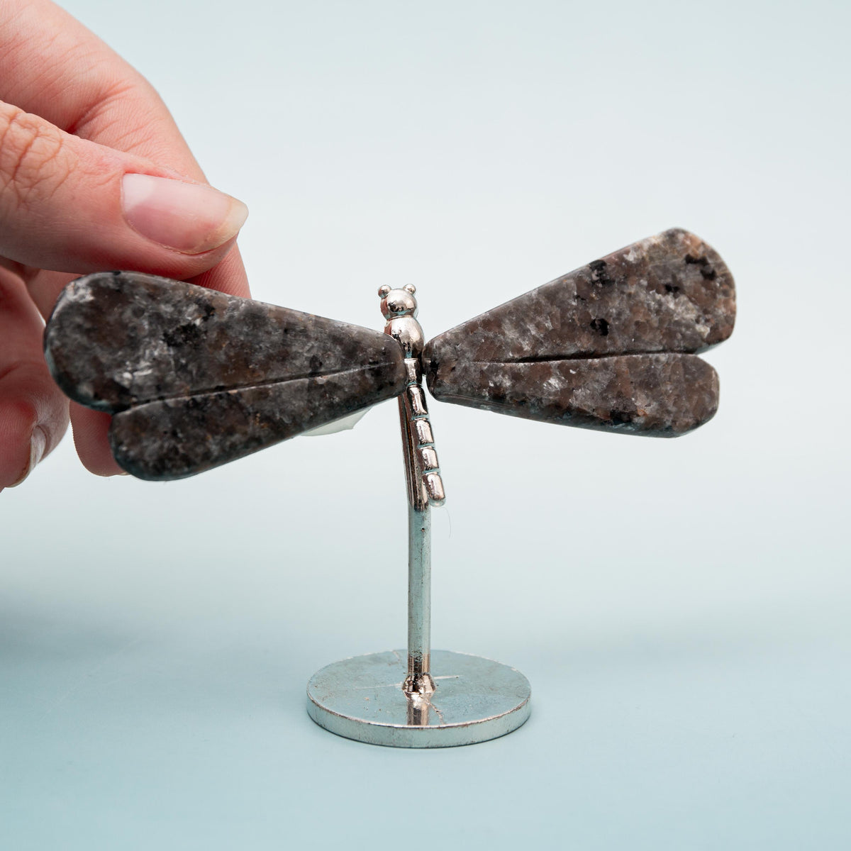 Yooperlite Dragonfly (on Stand) - 6 cm (A11)