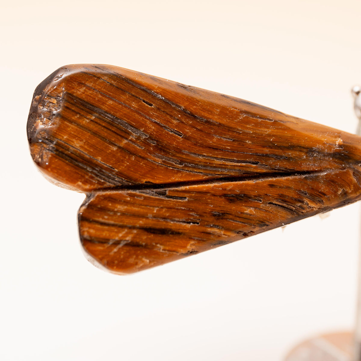 Tiger's Eye Dragonfly (on Stand) - 6 cm 34 gr (A5)