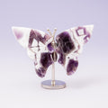 Amethyst Butterfly (on Stand) - 6 cm (A1)