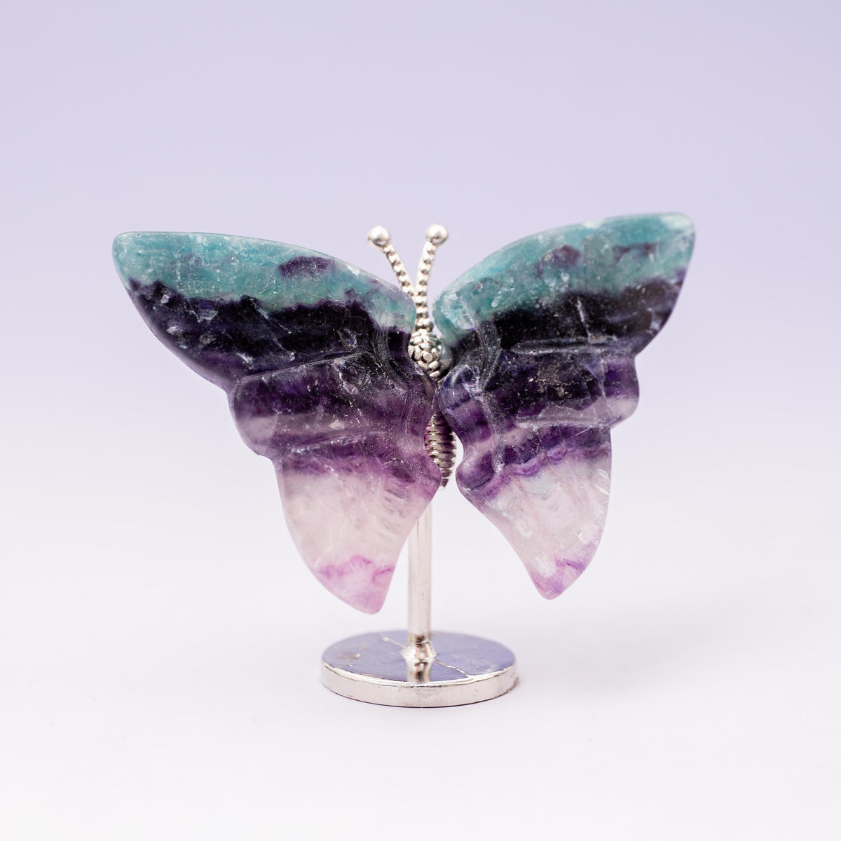 Fluorite Butterfly (on Stand) - 6 cm (A2)