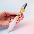 Apatite & Rose Quartz Dagger - 3cm