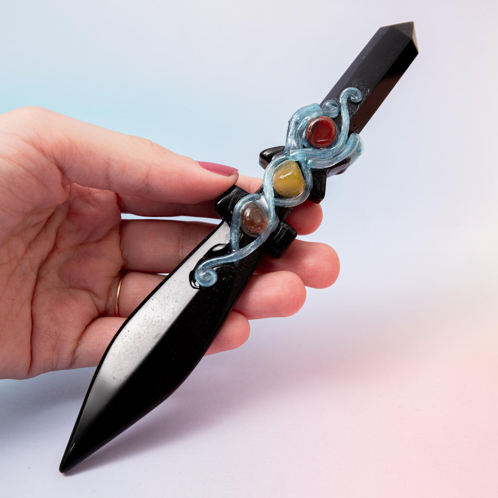 Obsidian Dagger - 3 cm 71 gr