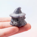 Blue Quartz Ghost in Hat - 4 cm (A3)