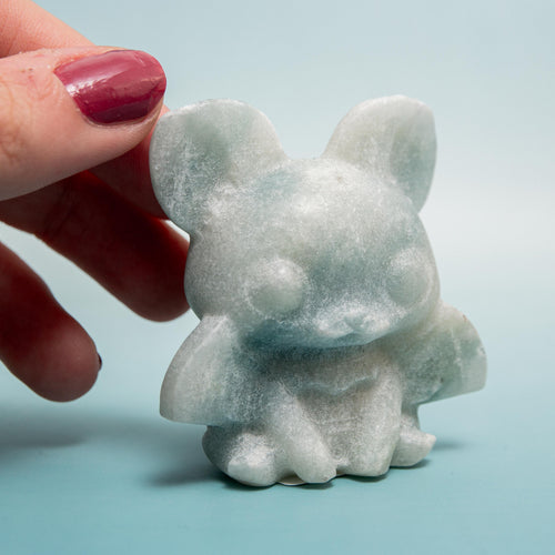 Blue Quartz Bat - 5 cm 95 gr (A8)