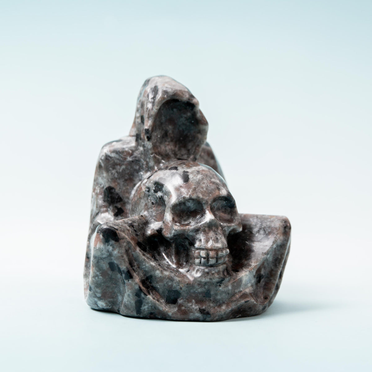Yooperlite Ghost with Skull - 8 cm 348 gr