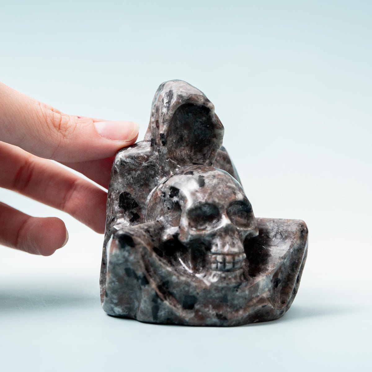Yooperlite Ghost with Skull - 8 cm 348 gr