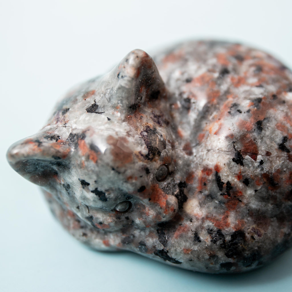 Yooperlite Sleeping Cat - 4cm 118gr (A)