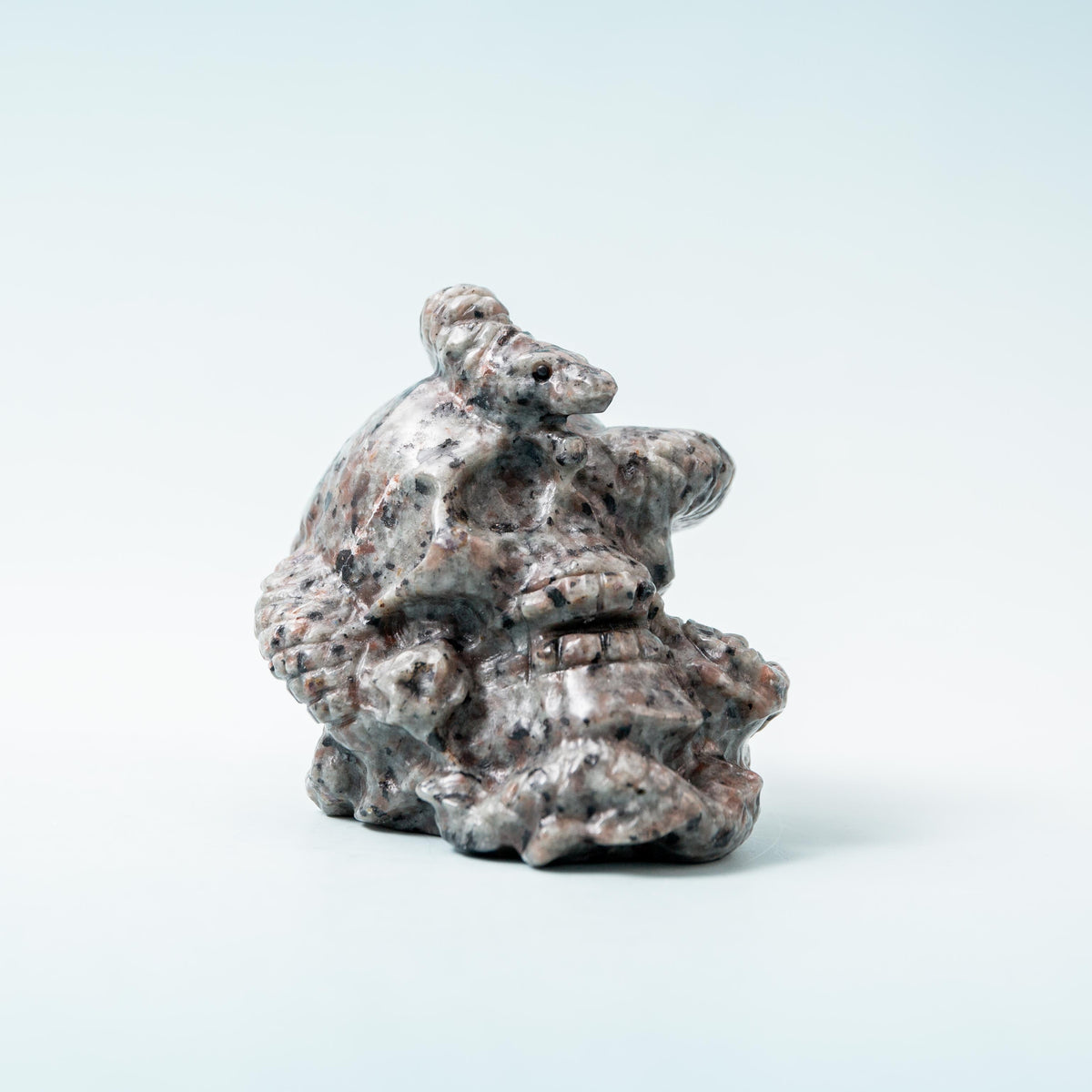 Yooperlite Skull with Snake - 7 cm 284 gr