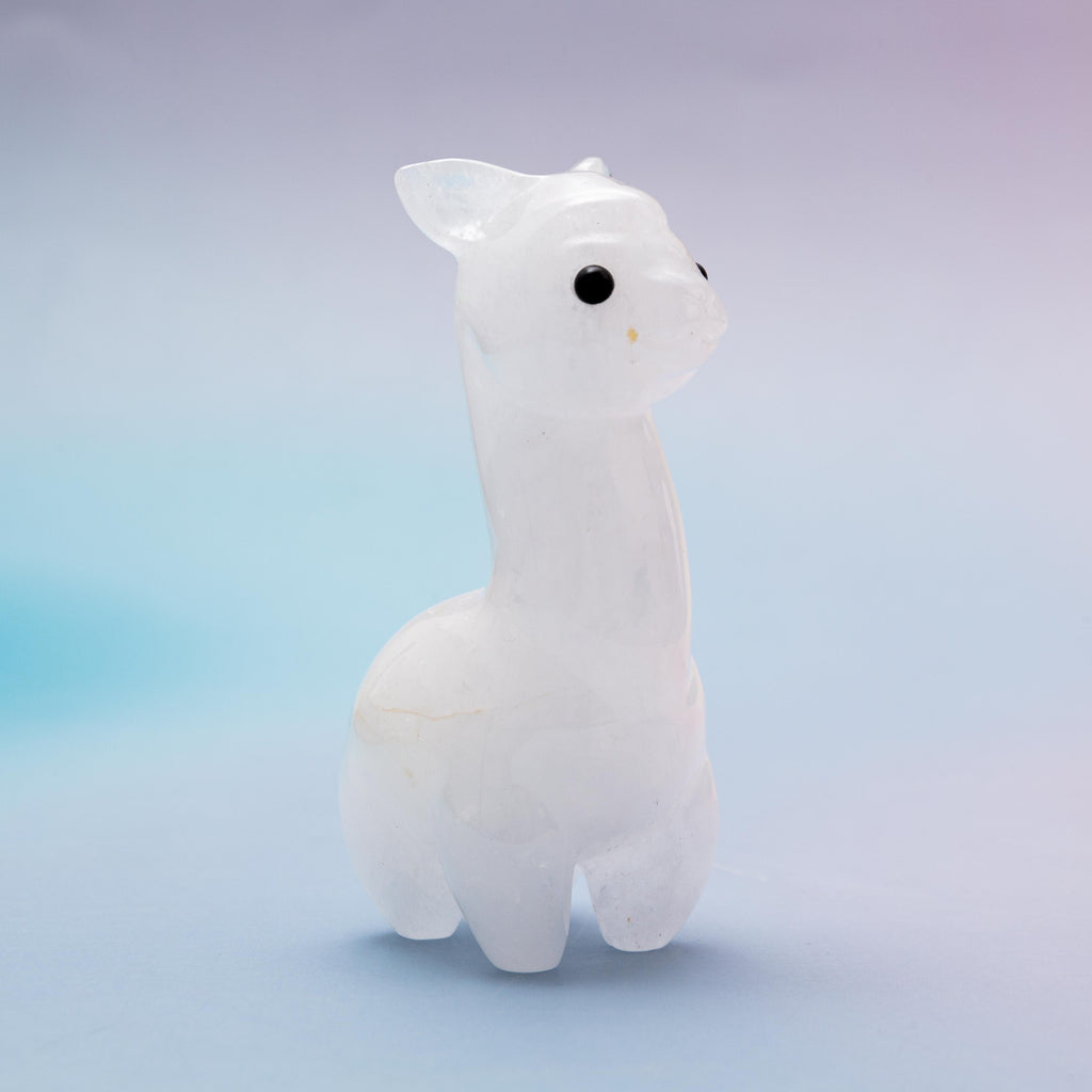Clear Quartz Alpaca - 9 cm 170 gr