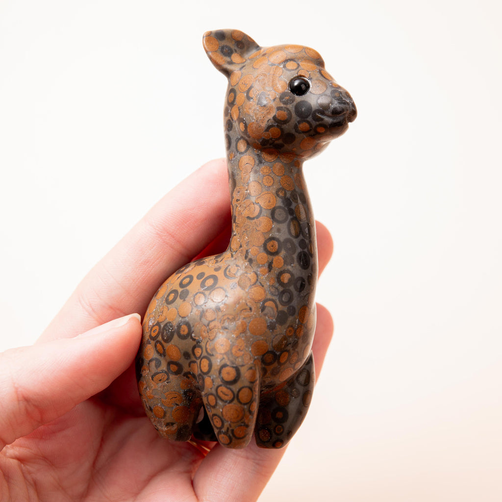 Leopard Jasper Alpaca - 9 cm 139 gr