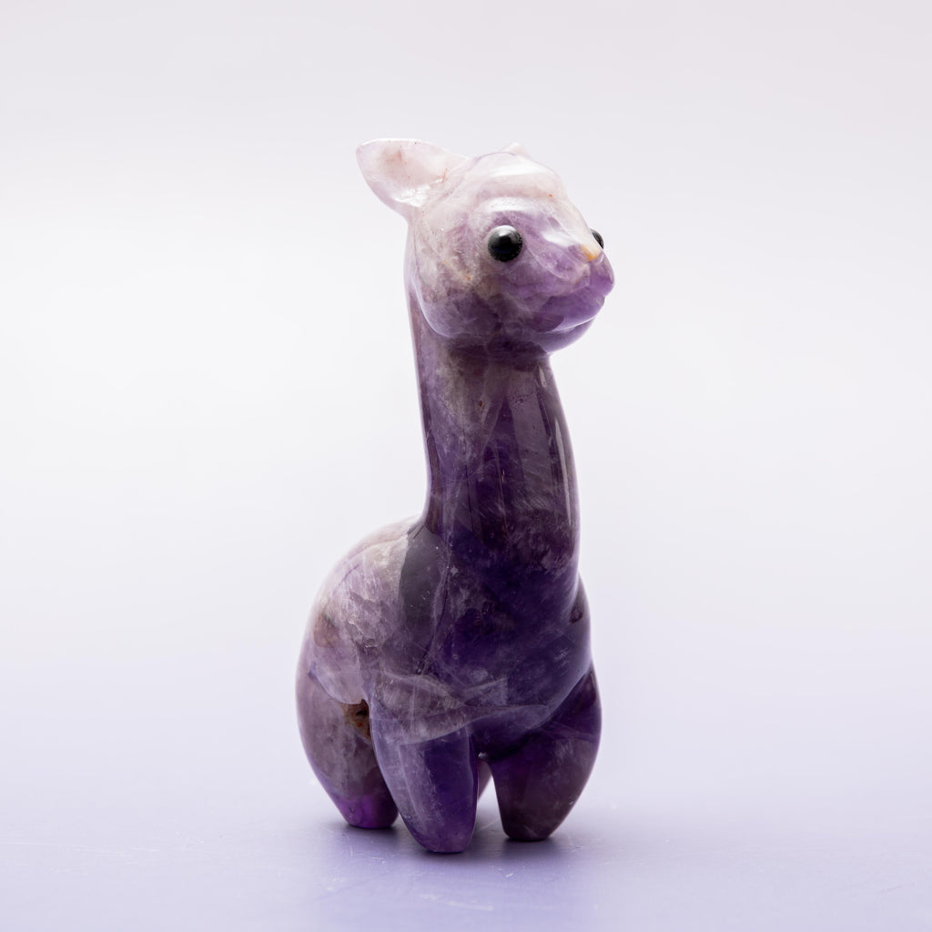Amethyst Alpaca - 9 cm 140 gr