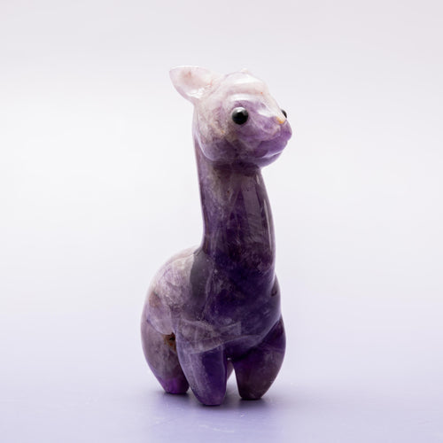 Amethyst Alpaca - 9 cm 140 gr