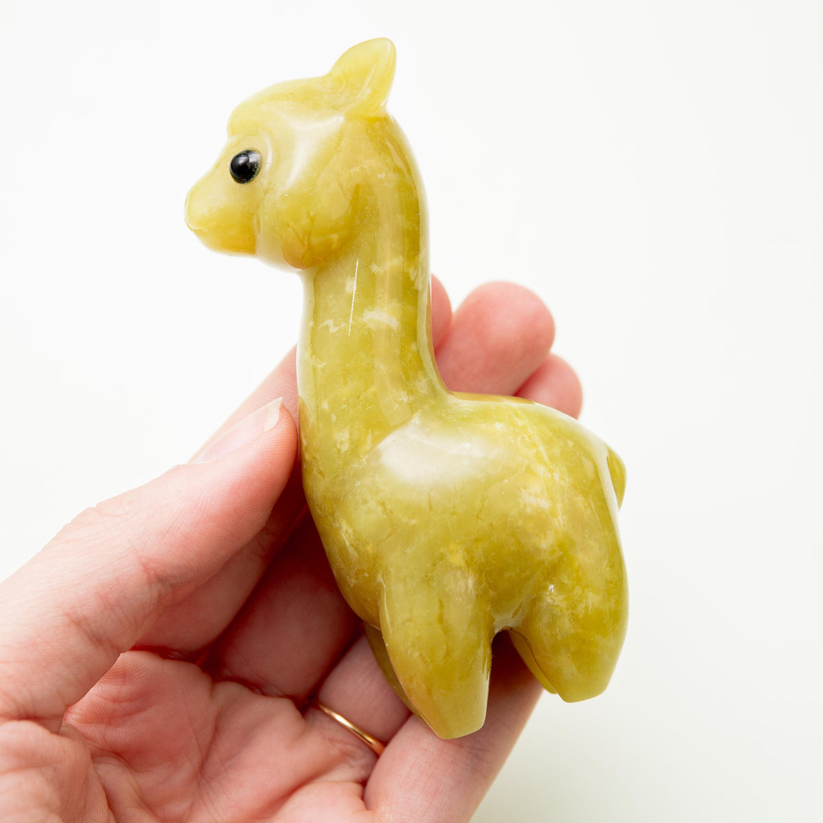 Bowenite Serpentine Alpaca - 9 cm 144 gr