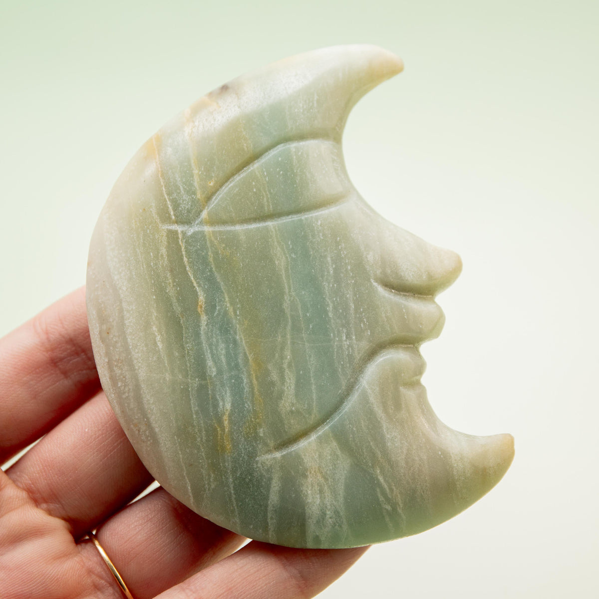Amazonite Moon - 8 cm 95 gr — photo 1