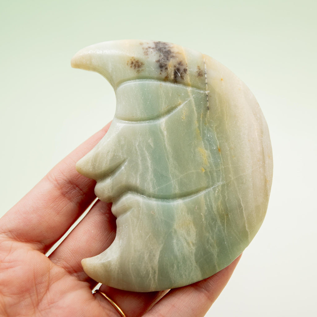 Amazonite Moon - 8 cm 95 gr — photo 2