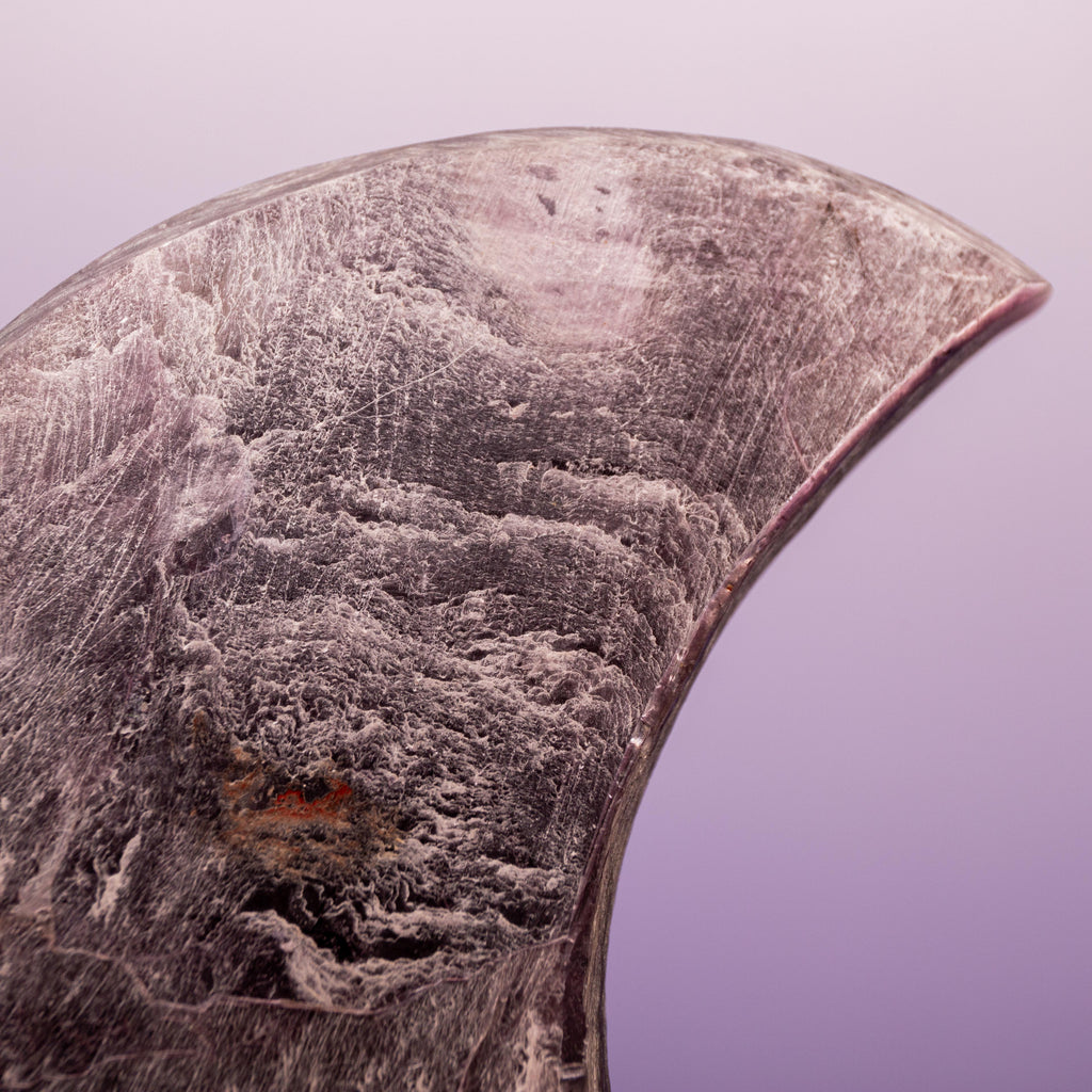 Lepidoli (mica) Moon - 10 cm 197 gr — photo 3