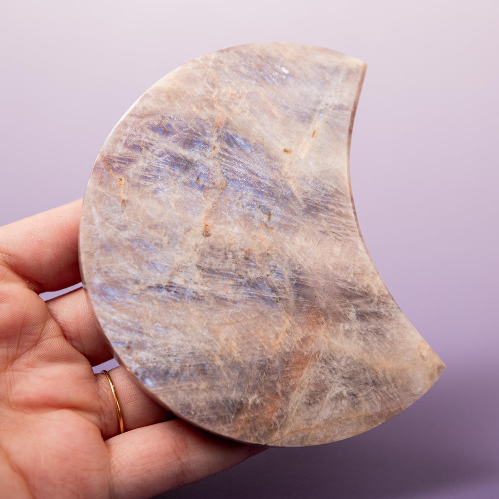 Moonstone Moon - 10 cm 195 gr — photo 2