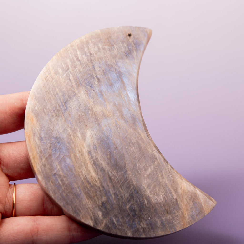 Moonstone Moon - 11 cm 206 gr — photo 2