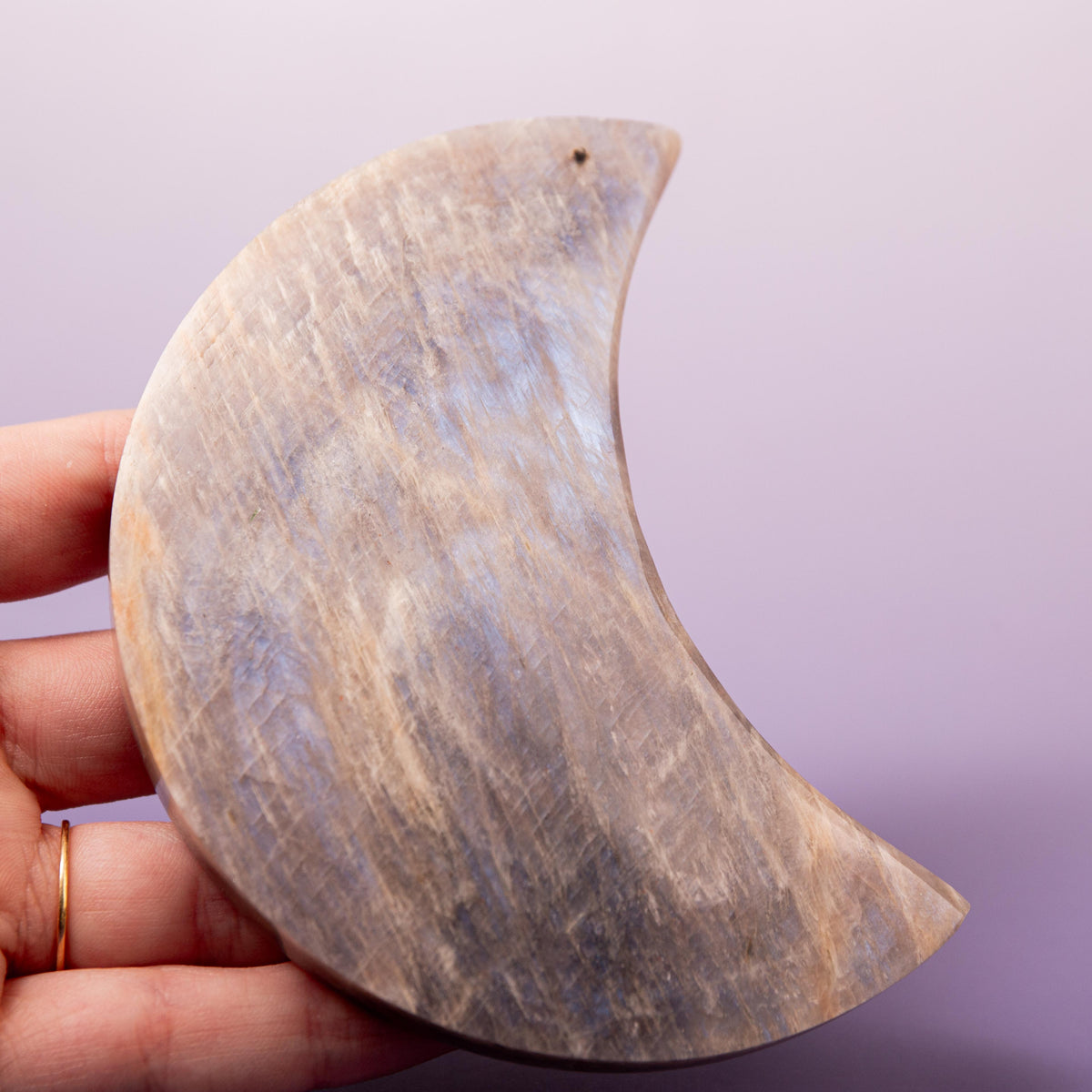 Moonstone Moon - 11 cm 206 gr — photo 2