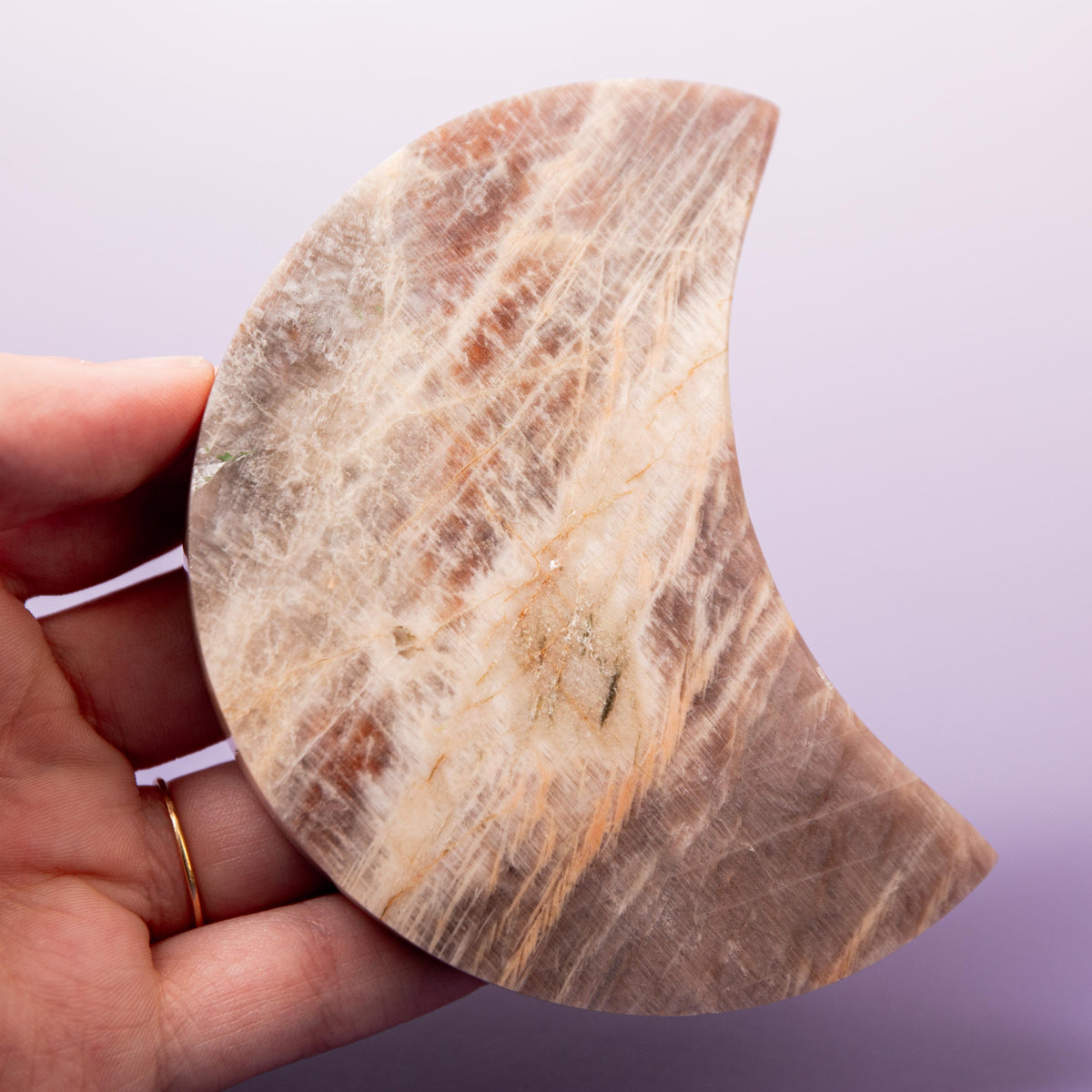Moonstone Moon - 10 cm 177 gr — photo 1
