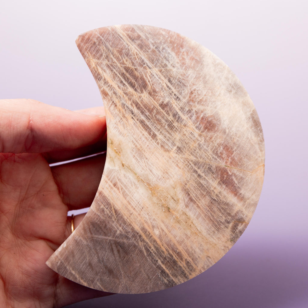 Moonstone Moon - 10 cm 177 gr — photo 2