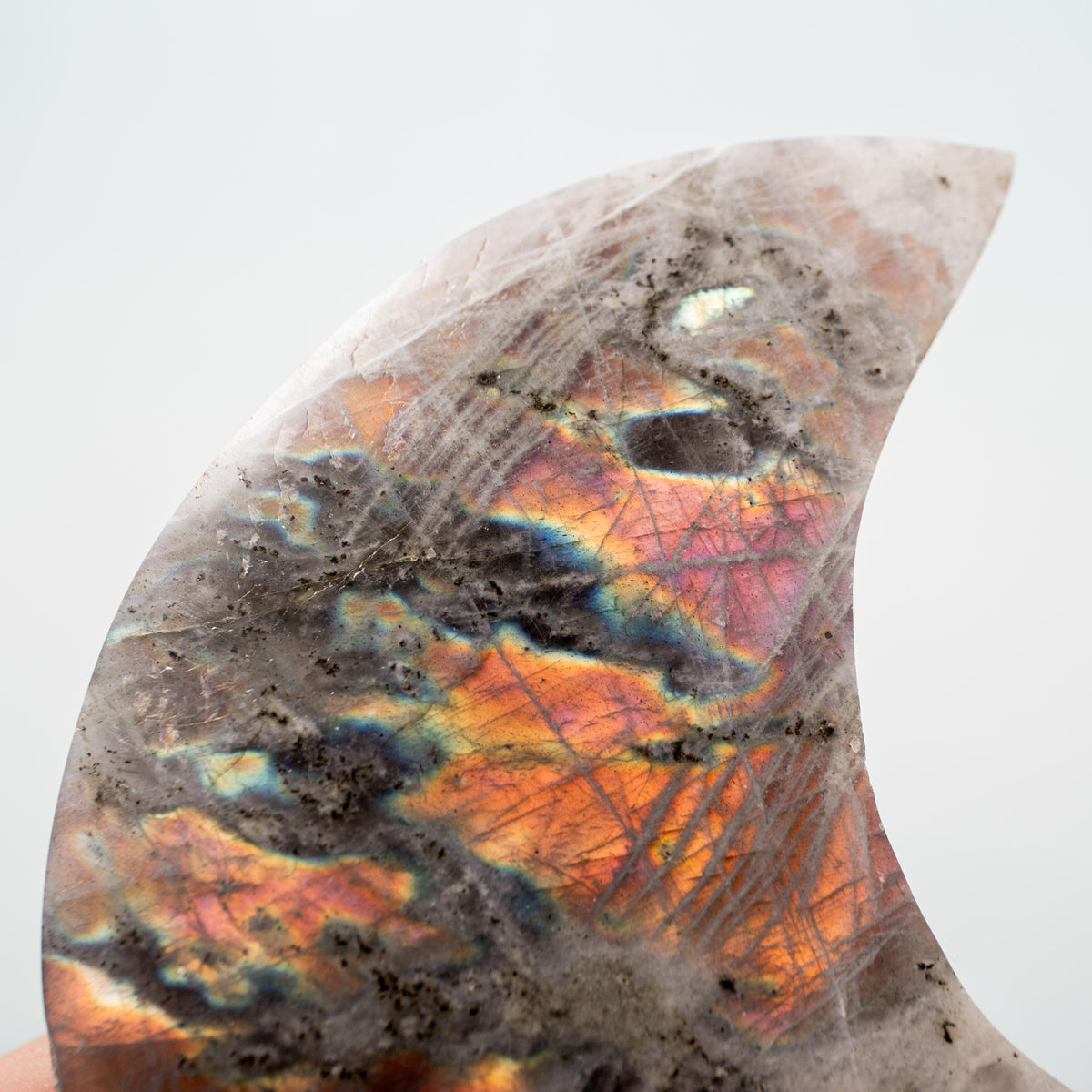 Labradorite Moon - 12 cm 330 gr — photo 3