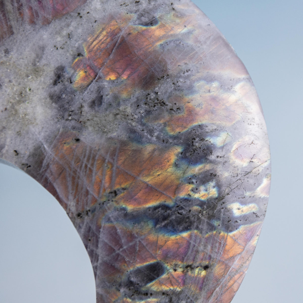Labradorite Moon - 12 cm 330 gr — photo 4
