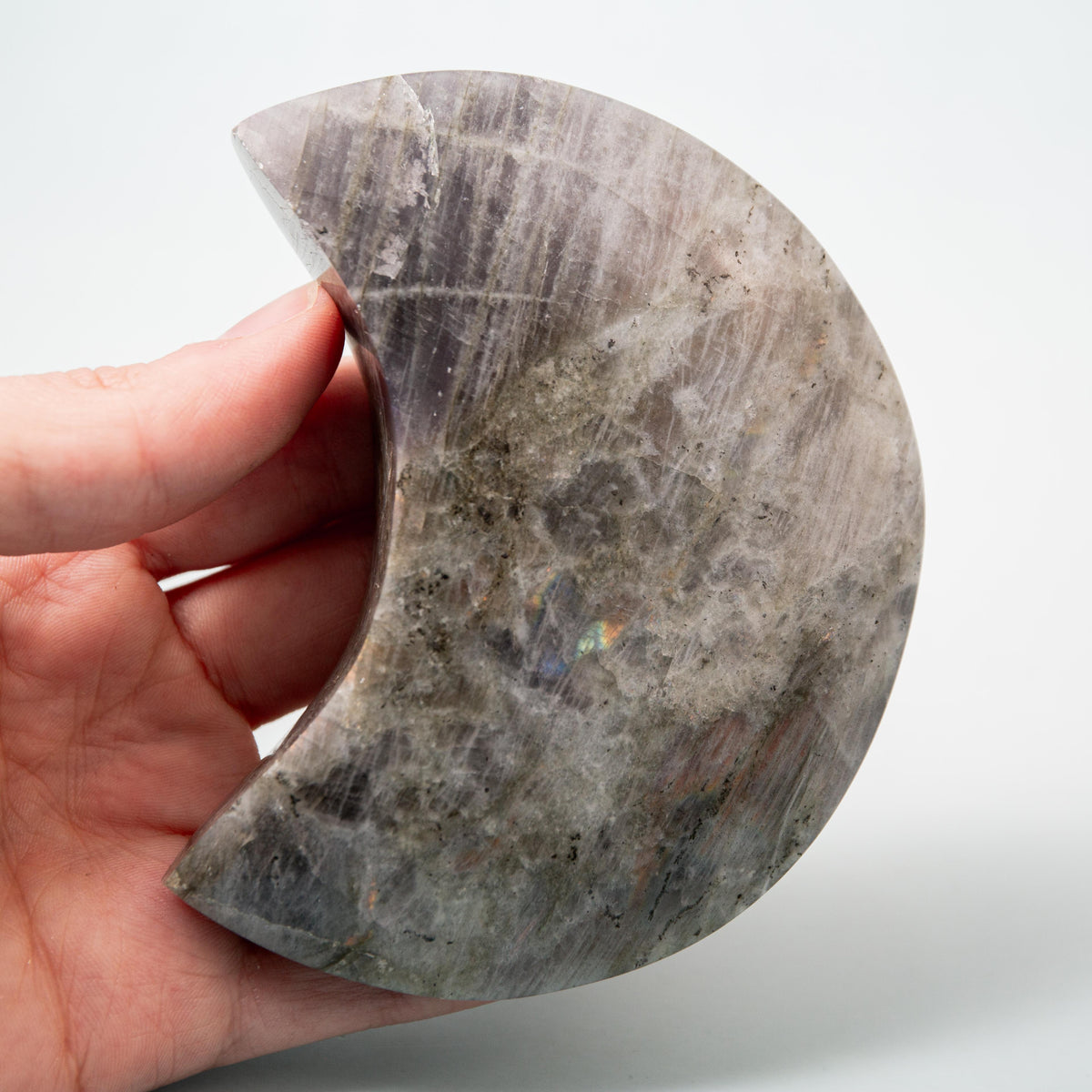 Labradorite Moon - 10 cm 236 gr — photo 2