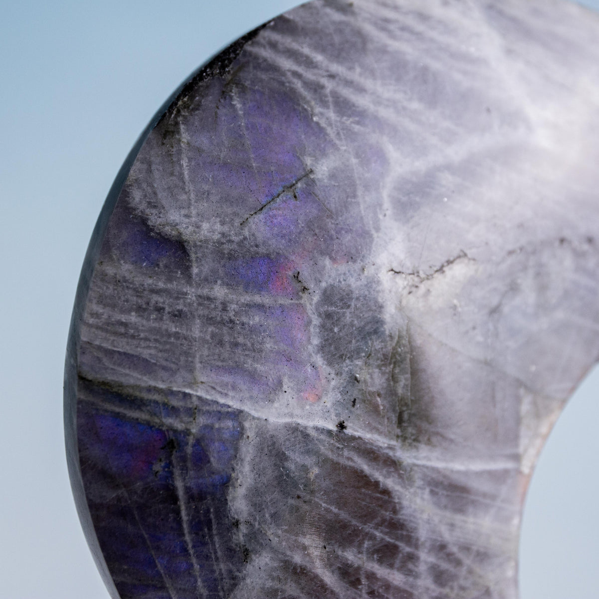 Labradorite Moon - 9 cm 168 gr — photo 4