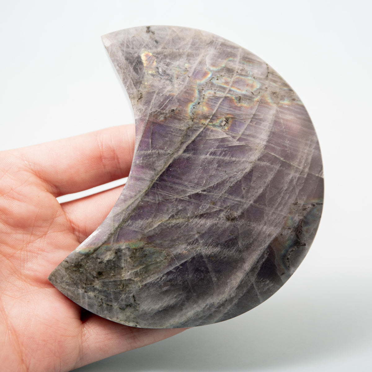 Labradorite Moon - 9 cm 209 gr — photo 2