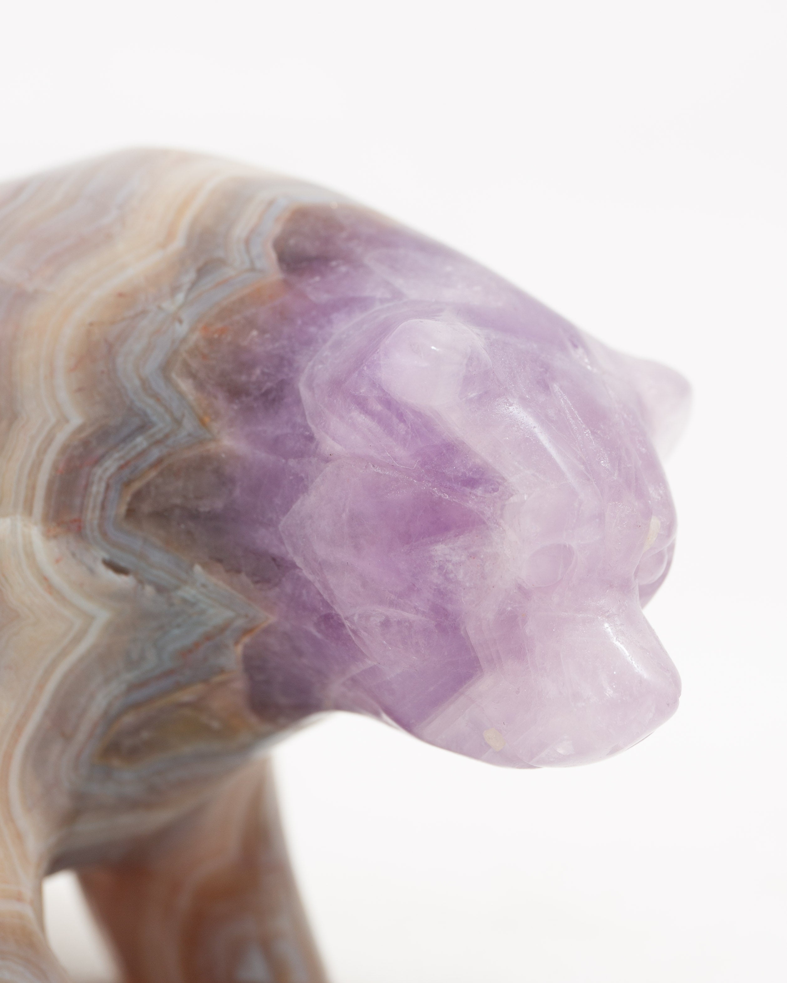 Medve Faragvány / Bear Ametiszt és Achát