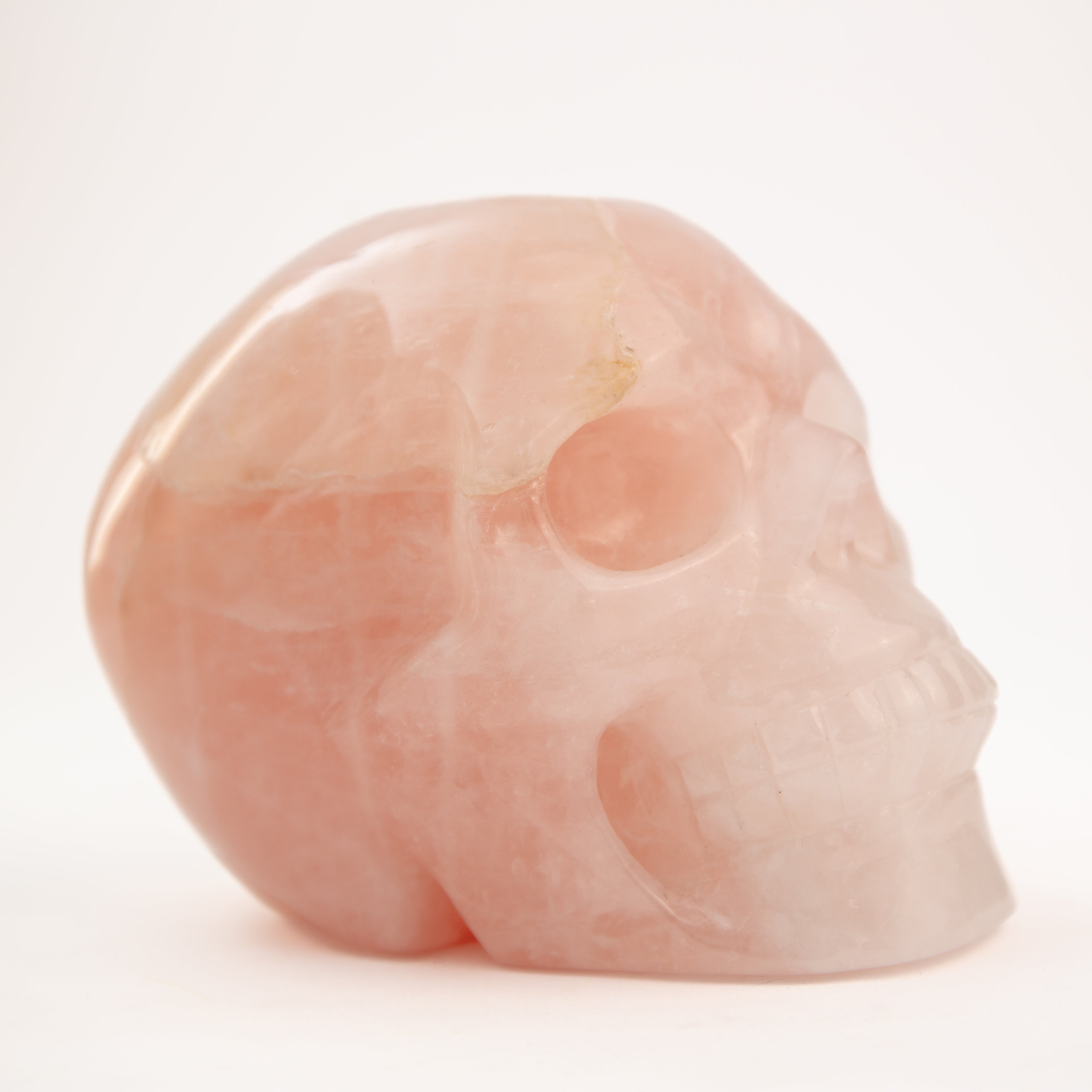 Skull - Rose Quartz