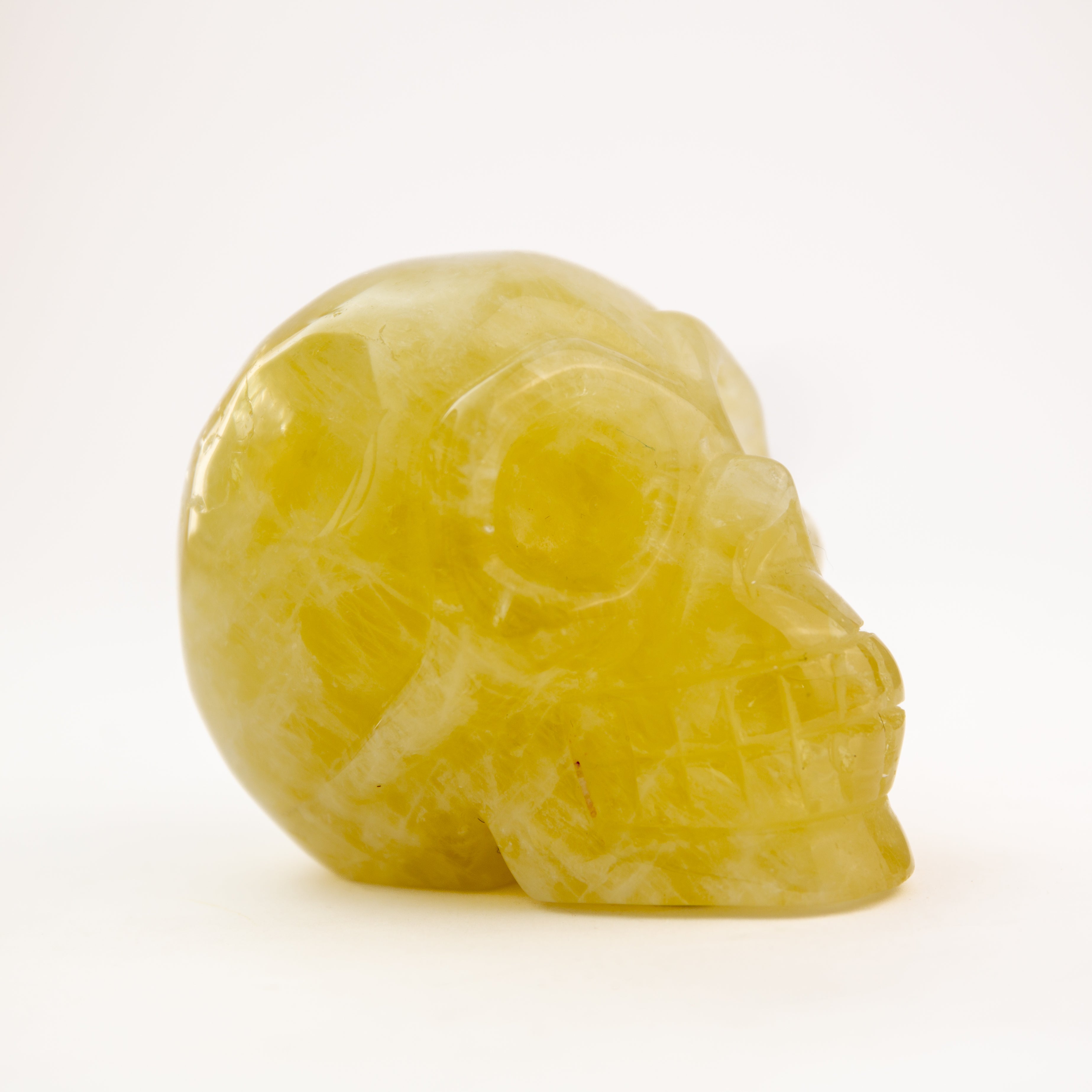 Skull - Lemon Quartz