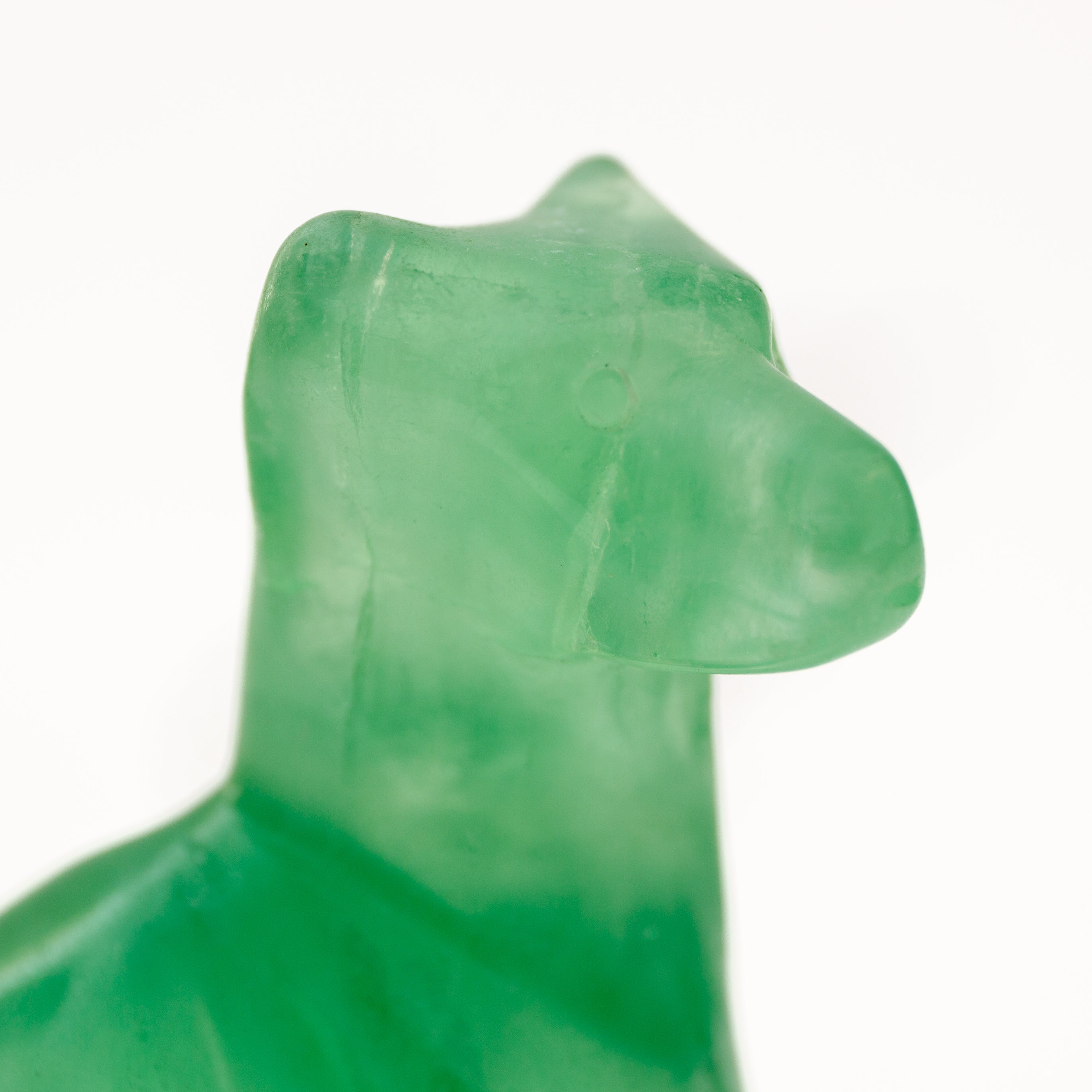 Egyptian Cat (Bastet) - Green Fluorite