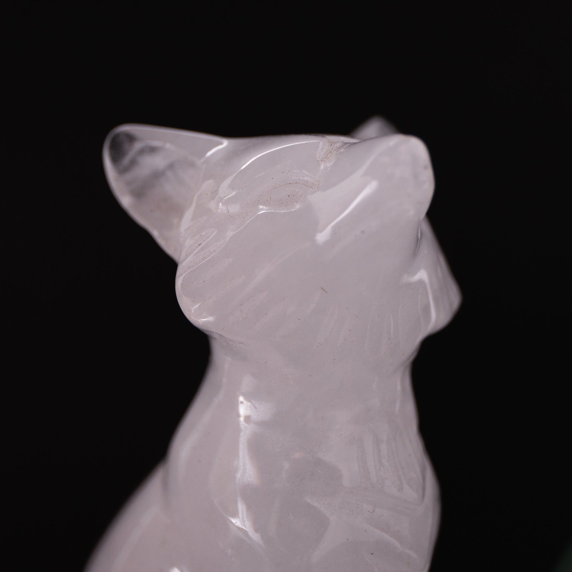 Fox - Crystal carving