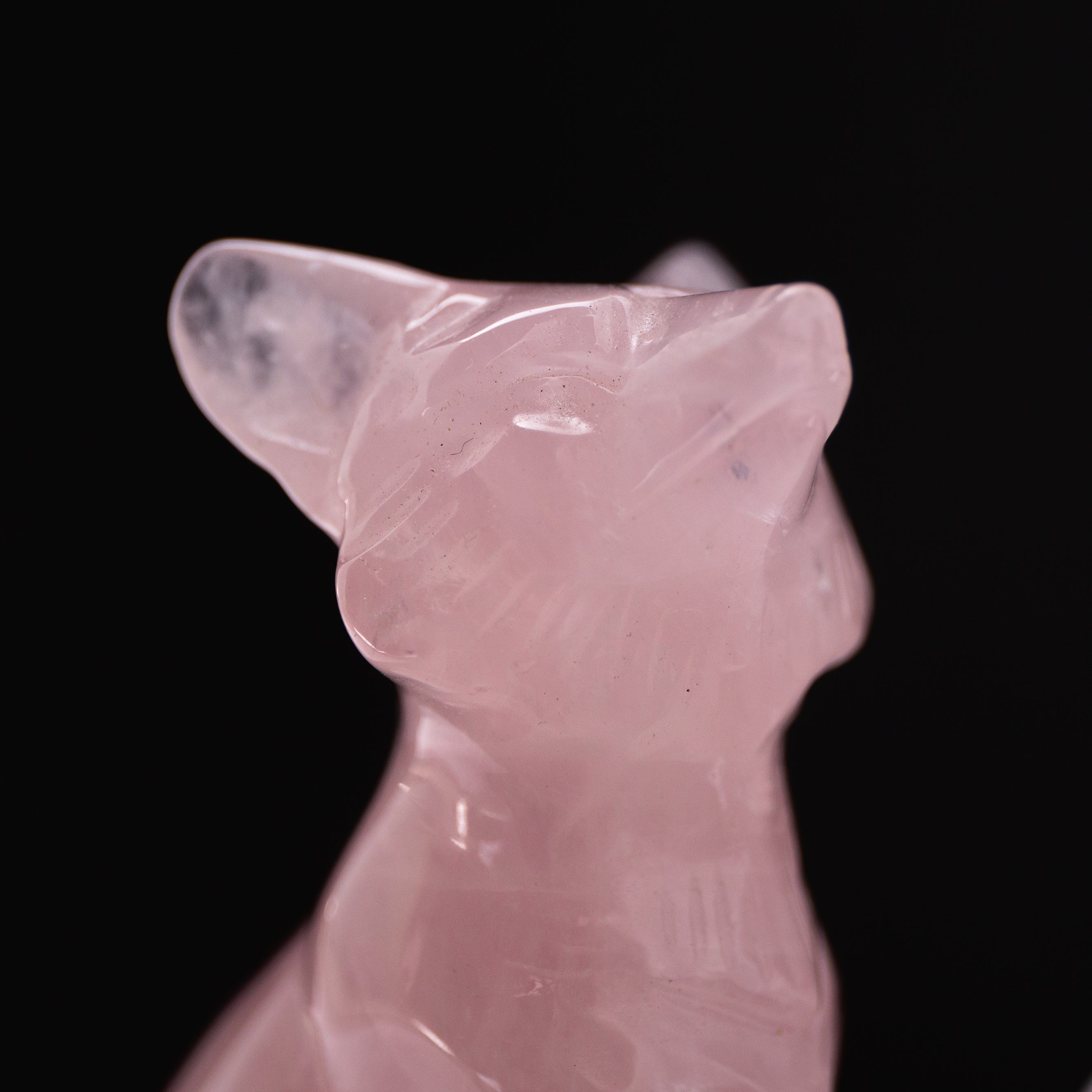 Fox - Crystal carving