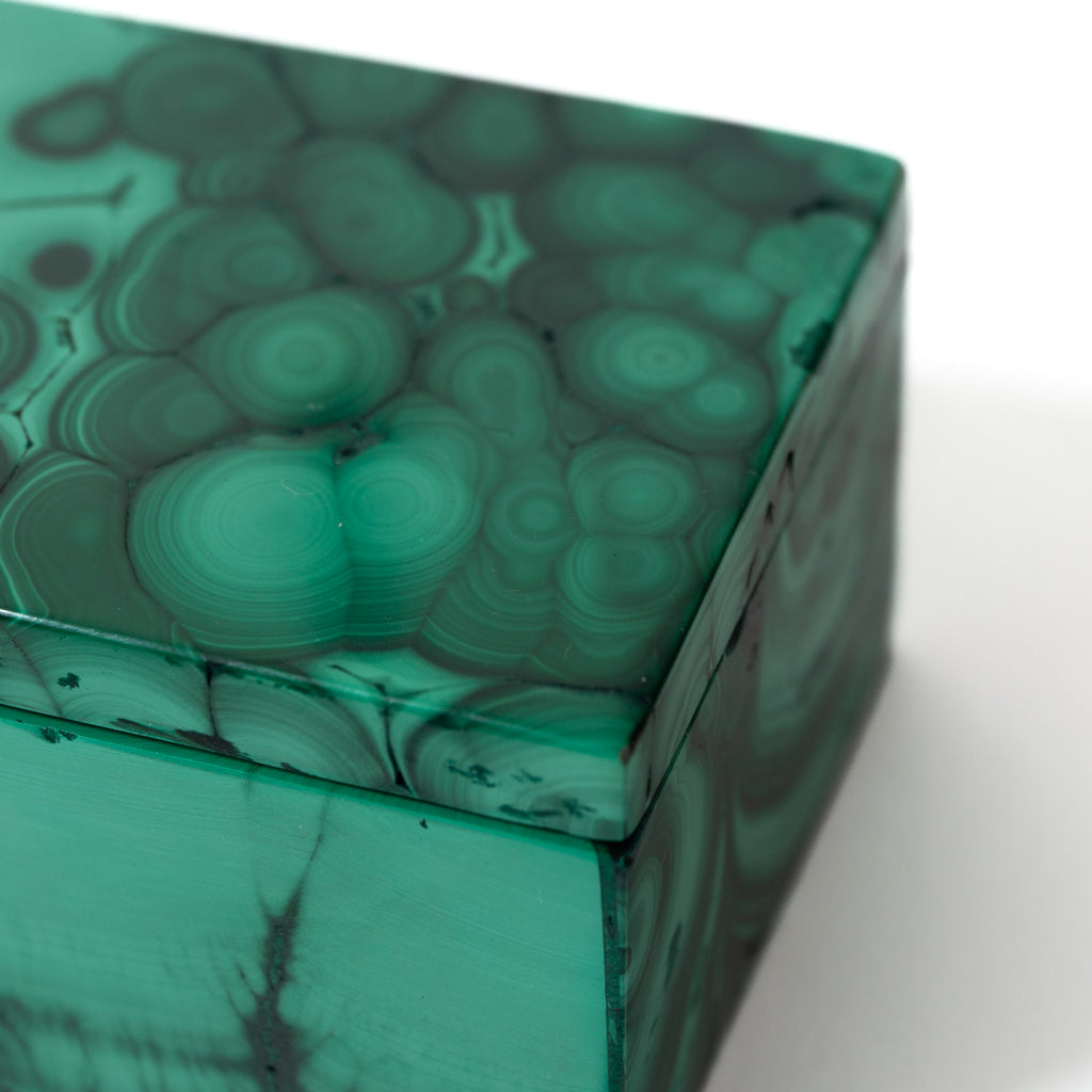 Malachit Csecsebecsés doboz -122g