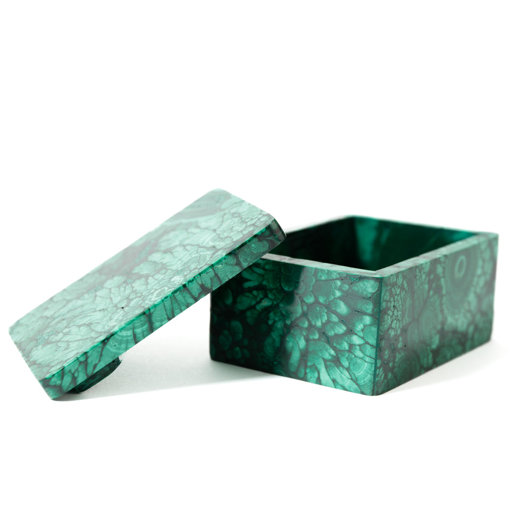 Malachit Csecsebecsés doboz -216g